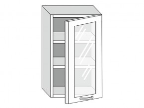 19.50.3 Шкаф настенный (h=913) на 500мм с 1-ой стекл. дверцей в Сысерти - sysert.магазин96.com | фото