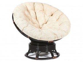 Кресло-качалка Papasan w 23/01 B с подушкой Antique brown, ткань Старт в Сысерти - sysert.магазин96.com | фото