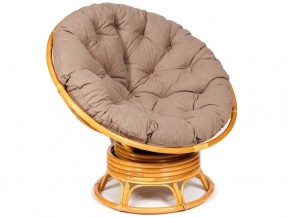 Кресло-качалка Papasan w 23/01 B с подушкой Honey, экошерсть Коричневый в Сысерти - sysert.магазин96.com | фото