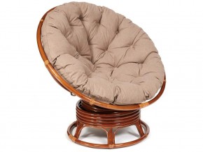 Кресло-качалка Papasan w 23/01 B с подушкой Pecan, экошерсть Коричневый в Сысерти - sysert.магазин96.com | фото