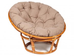 Кресло Papasan 23/01 W с подушкой Cognac, экошерсть Коричневый в Сысерти - sysert.магазин96.com | фото