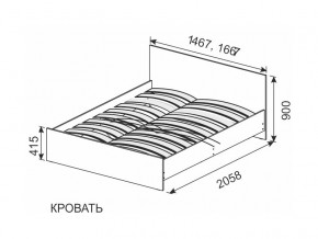 Кровать 1600х2000 ортопедическое основание в Сысерти - sysert.магазин96.com | фото