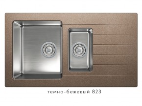 Мойка комбинированная Tolero twist TTS-890 Темно-бежевый 823 в Сысерти - sysert.магазин96.com | фото