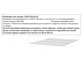 Основание из ЛДСП 0,9х2,0м в Сысерти - sysert.магазин96.com | фото