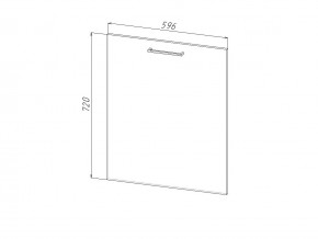 П 60 Комплект для посудомоечной машины 600 мм (цоколь + фасад) ЛДСП в Сысерти - sysert.магазин96.com | фото