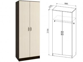 Шкаф 2 двери Ронда ШКР800.1 венге/дуб белфорт в Сысерти - sysert.магазин96.com | фото