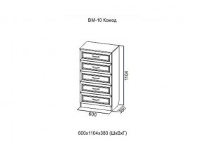 ВМ-10 Комод в Сысерти - sysert.магазин96.com | фото